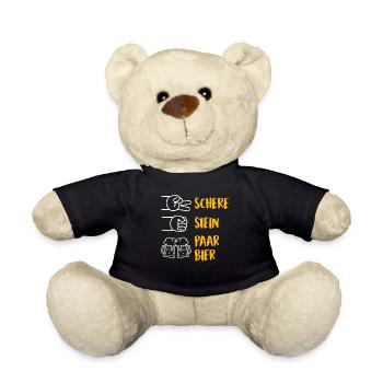  Biertrinker Bayern - Teddy - Schwarz - Vorne