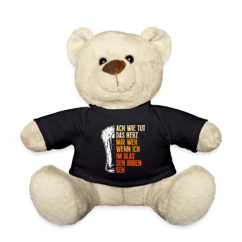 Comme j’ai mal au cœur quand je vois le sol - Nounours - noir - Devant