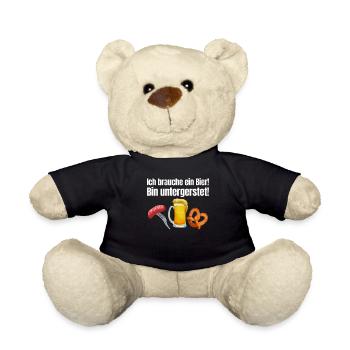 Festival folklorique de Munich BESOIN D’UNE BIÈRE SAPÉE - Nounours - noir - Devant