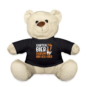 Beer Garden Gardening Allotment Gardener Gardener - Teddy Bear - black - Front