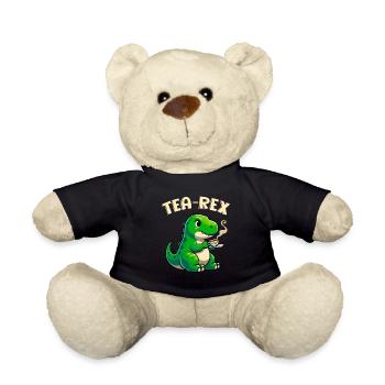 Tee Rex Dinosaurier Liebhaber T-Rex Tea Tasse - Teddy - Schwarz - Vorne