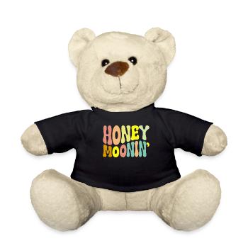 Flitterwochen Ehemann Ehefrau Paare Urlaubs - Teddy - Schwarz - Vorne