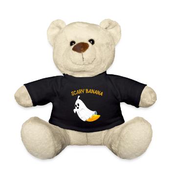 Halloween Kostüm Kinder SCARY BANANA Lustiges - Teddy - Schwarz - Vorne
