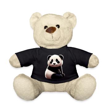 Panda - Teddy - Schwarz - Vorne