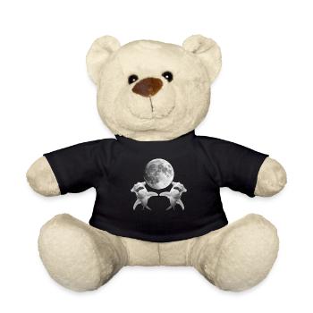 Hammerhai Meerestier Heulender Mond - Teddy - Schwarz - Vorne