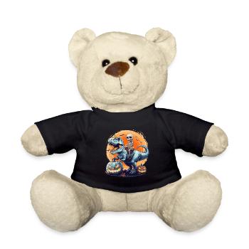 Halloween Costume Kids SKELET ON DINOSAUR - Teddy Bear - black - Front
