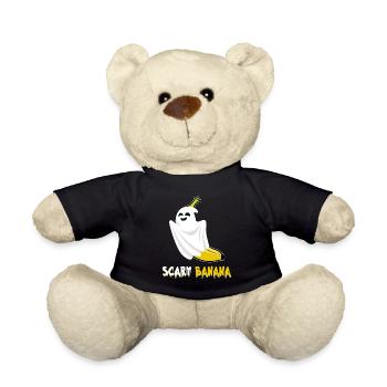 Halloween Costume Kids SCARY BANANA Funny - Teddy Bear - black - Front