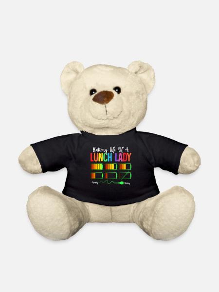 Cafeteria Arbeiter Kaffee Batterie Leben eines Mit - Teddy - Schwarz