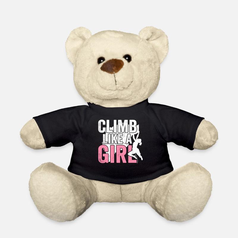 Baumpflegerin Holzarbeiterin Holzfällerin Klettern - Teddy - Schwarz