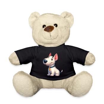 Bull Terrier 5 - Teddy Bear - black - Front
