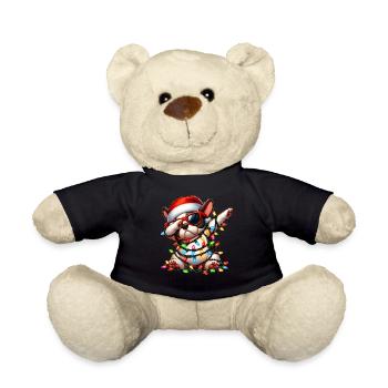 Tupfende Französische Bulldogge Sonnenbrille Niedl - Teddy - Schwarz - Vorne