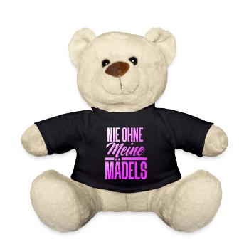 NIE OHNE MEINE MÄDELS - Teddy - Schwarz - Vorne