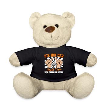 Großvater BIN DER COOLE OPA VON DEM ALLE REDEN - Teddy - Schwarz - Vorne