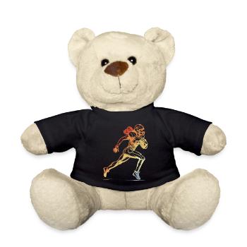 American Football Frau - Teddy - Schwarz - Vorne