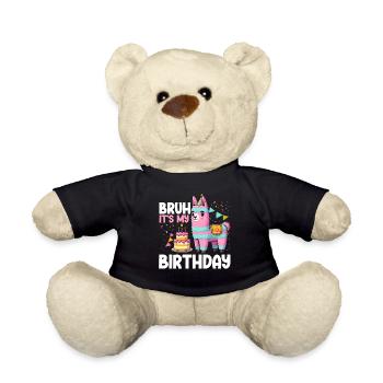Lama Pinata Süße Alpaka -Tiergeburtstagsfiesta - Teddy - Schwarz - Vorne