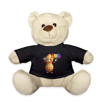 Ballons cacahuète Cadeau d’anniversaire - Nounours - noir - Devant
