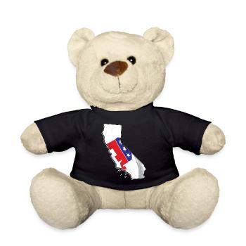 Republican Flag in California State Landkarte - Teddy - Schwarz - Vorne