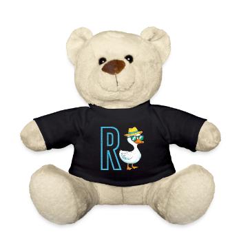 Ruhestand R ENTE Lustiges Rentner Renten - Teddy - Schwarz - Vorne