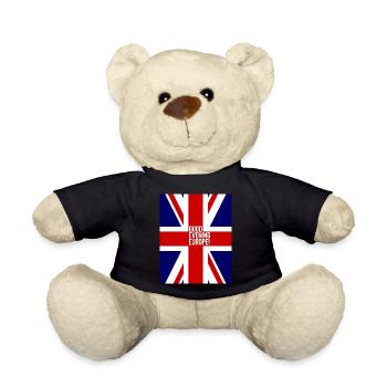 Eurovision UK - Teddy Bear - black - Front