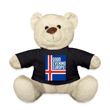 Iceland Eurovision - Teddy Bear - black - Front
