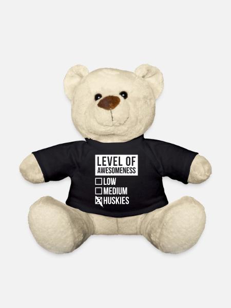 Husky Husky Husky - Teddy Bear - black