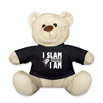 Poetry Slam I Slam Slam Poesie - Teddy Bear - black - Front
