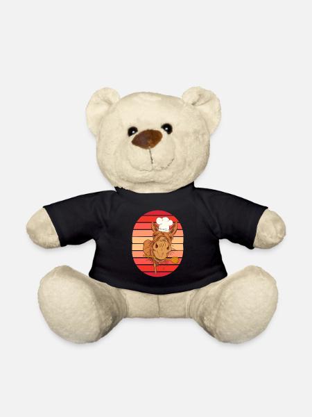 Koch Kochkunst Hobbykoch Gastgeber kochen Köche - Teddy - Schwarz