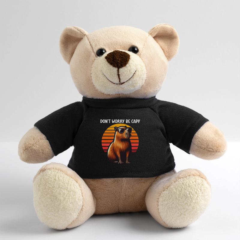 Don't worry, be capy cute capybara Teddy Bear