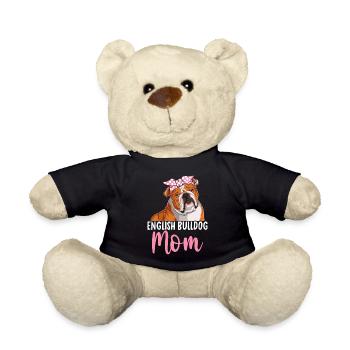 Bouledogue anglais Mère bouledogue Amoureuse - Nounours - noir - Devant