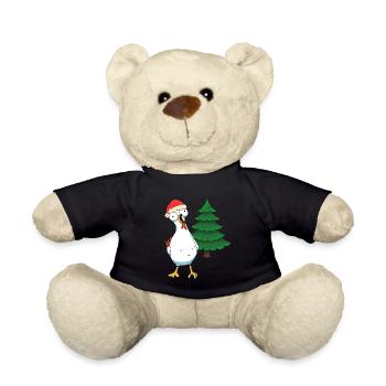 Santa Chicken Chickens Santa Claus Chicken Coop - Teddy Bear - black - Front