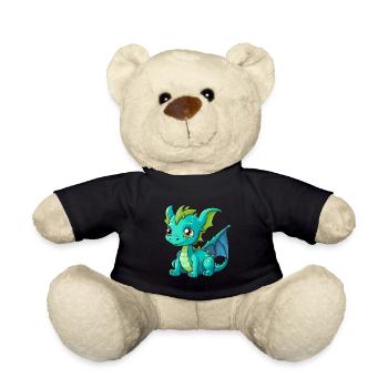 Dragon Dragon Enfant Enfants Bébé Dinos - Nounours - noir - Devant
