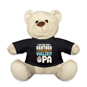 Großpapa Großvater Ich Bin Kein Rentner Ich Bin - Teddy - Schwarz - Vorne