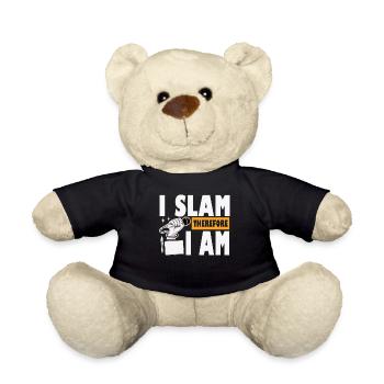 Poetry Slam I Slam Slam Poesie - Teddy Bear - black - Front