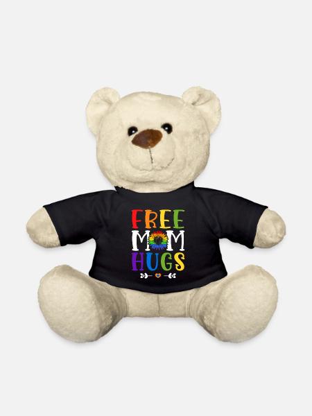 Kostenlose Mama-Umarmungen LGBTQ Mama-Stolz - Teddy - Schwarz