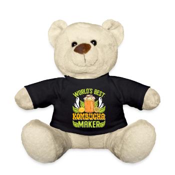 Kombucha Scoby fermented drinks - Teddy Bear - black - Front