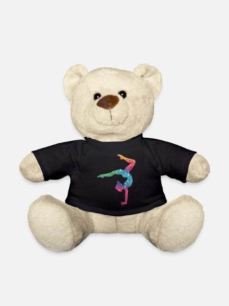Gymnastique Gymnaste Gymnaste acrobatique - Nounours - noir