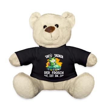 Karneval TATÜ TATATA DER FROSCH IST DA Lustiges - Teddy - Schwarz - Vorne