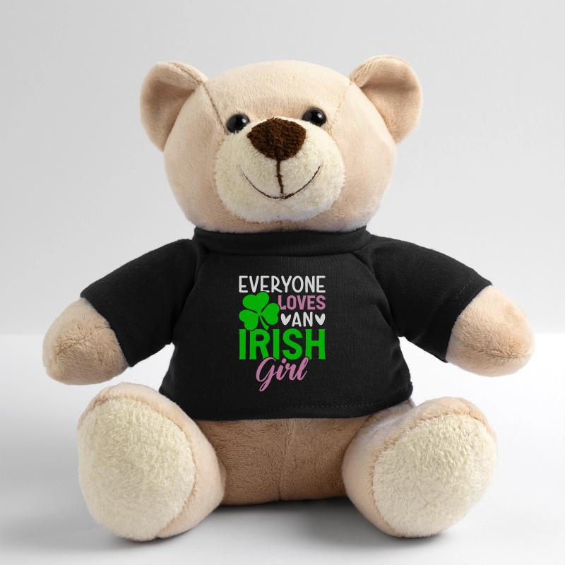 St. Patricks Day Liebe Jeder liebt ein irisches Teddy