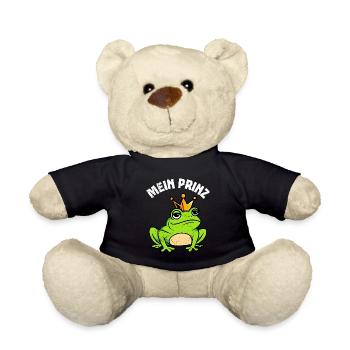 Faschings Kostüm Frauen MEIN PRINZ Lustig Karneval - Teddy - Schwarz - Vorne