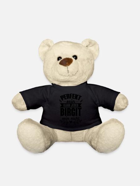 Birgit - Perfekt Sein Kann Jeder Birgit Nicht - Teddy - Schwarz