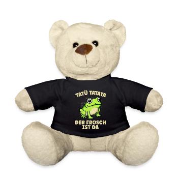 Faschings Kostüm TATÜ TATATA DER FROSCH IST DA - Teddy - Schwarz - Vorne