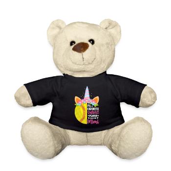 Meine Lieblings-Softballspielerin nennt mich Mimi - Teddy - Schwarz - Vorne