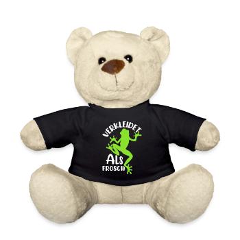 Faschingsparty VERKLEIDET ALS FROSCH Lustiges - Teddy - Schwarz - Vorne