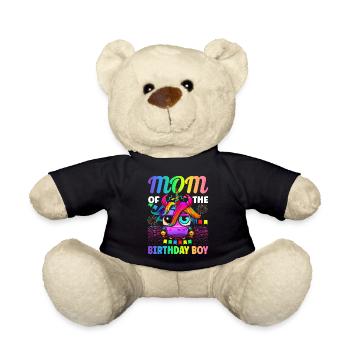 Mom Of The Birthday Boy Monster Truck Truck Lover - Teddy - Schwarz - Vorne