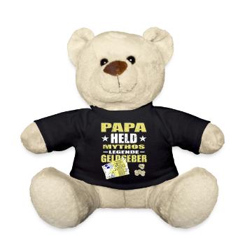 Sponsor Dad - Teddy Bear - black - Front