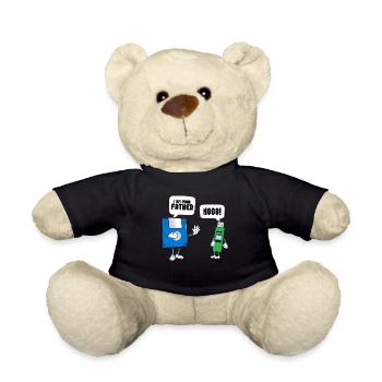 Programmierer Computercodierungssoftwareentwickler - Teddy - Schwarz - Vorne
