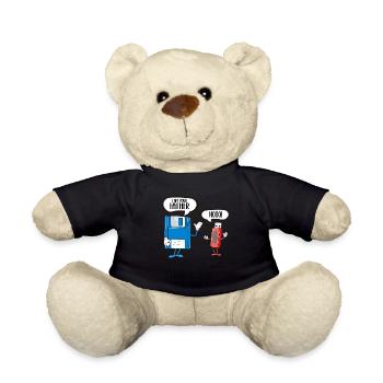 Programmierer Computercodierungssoftwareentwickler - Teddy - Schwarz - Vorne
