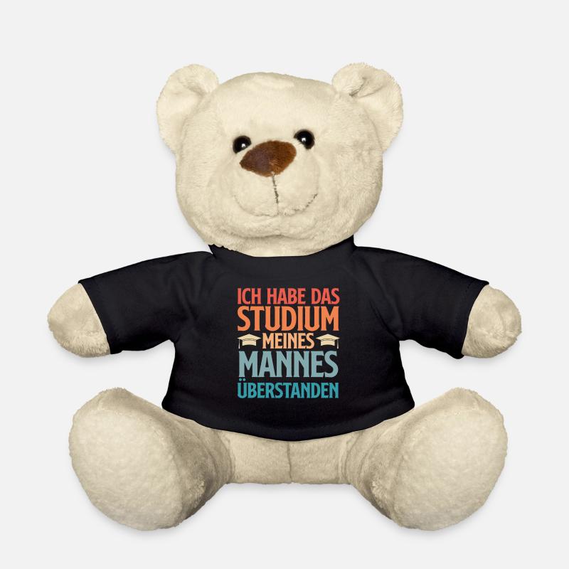 Doktortitel HABE DAS STUDIUM MEINES MANNES - Teddy - Schwarz