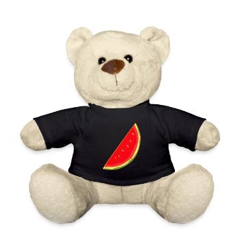 Melone Melonen Sommer Frucht Obst - Teddy - Schwarz - Vorne