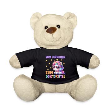 Dissertation VOM MÄRCHEN ZUM DOKTORTITEL Lustig - Teddy - Schwarz - Vorne